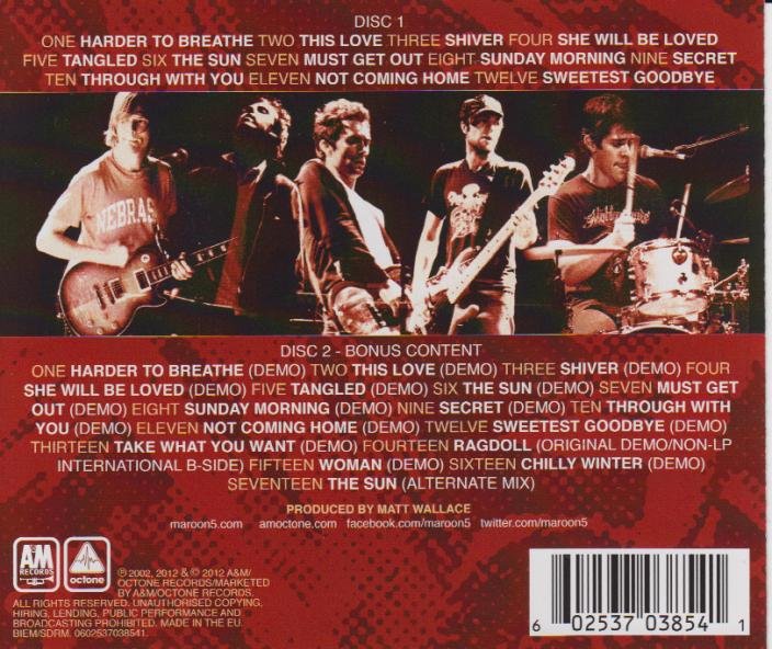Maroon 5: Songs About Jane 10th Anniversary Edition
