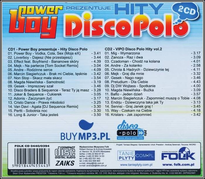 Hity Disco Polo Various Artist Muzyka Sklep EMPIK