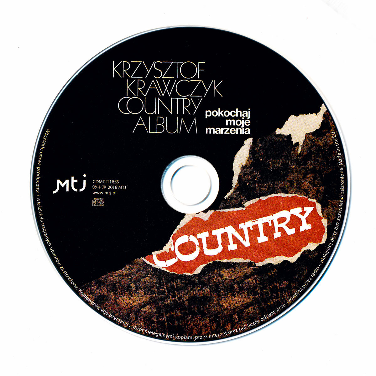 Country Album Pokochaj Moje Marzenia Krawczyk Krzysztof Muzyka