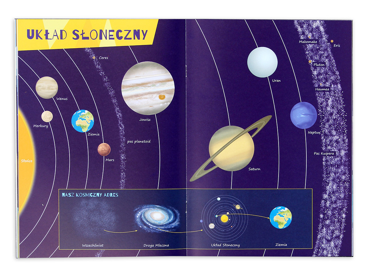 Atlas Kosmosu Z Naklejkami I Plakatem Opracowanie Zbiorowe Ksi Ka
