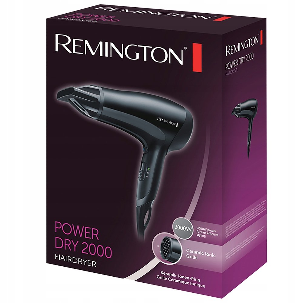 Suszarka Do W Os W Remington Power Dry D Remington Agd Sklep