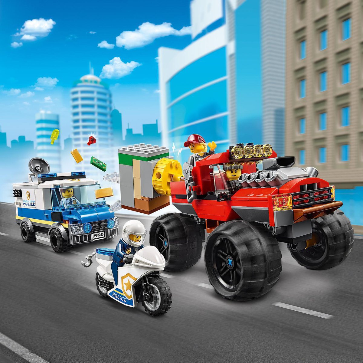 LEGO City Klocki Napad Z Monster Truckiem 60245 LEGO Sklep EMPIK