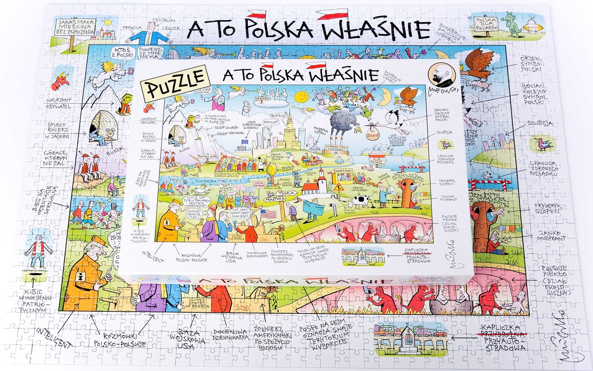 Puzzle Rys Andrzej Mleczko A To Polska W A Nie El Mdr