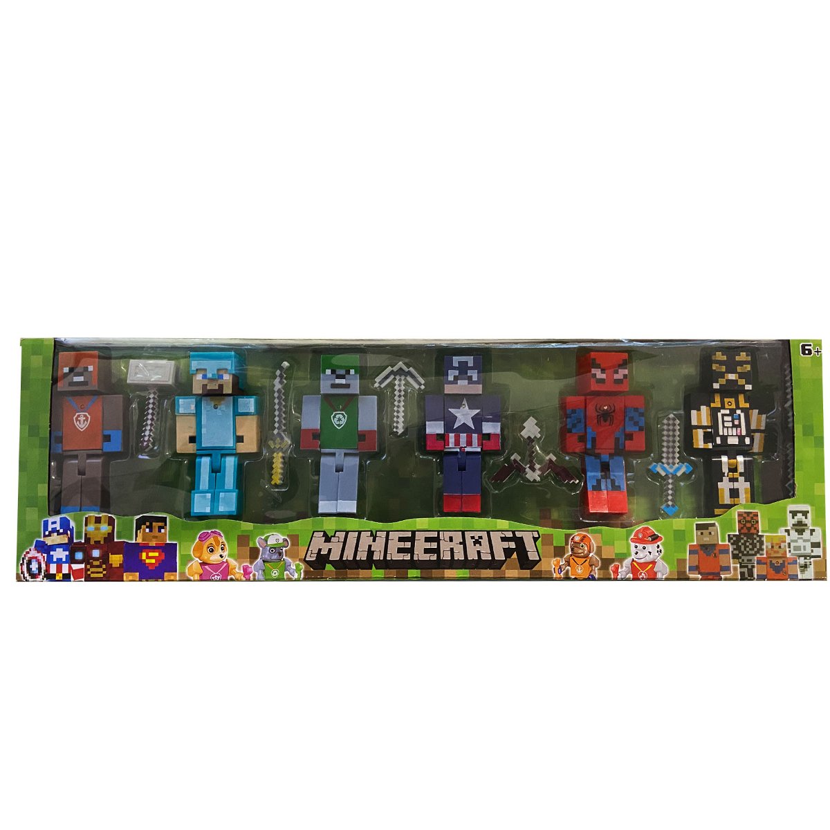 MINECRAFT Duży Zestaw Figurek Akcesoria WKS Sklep EMPIK