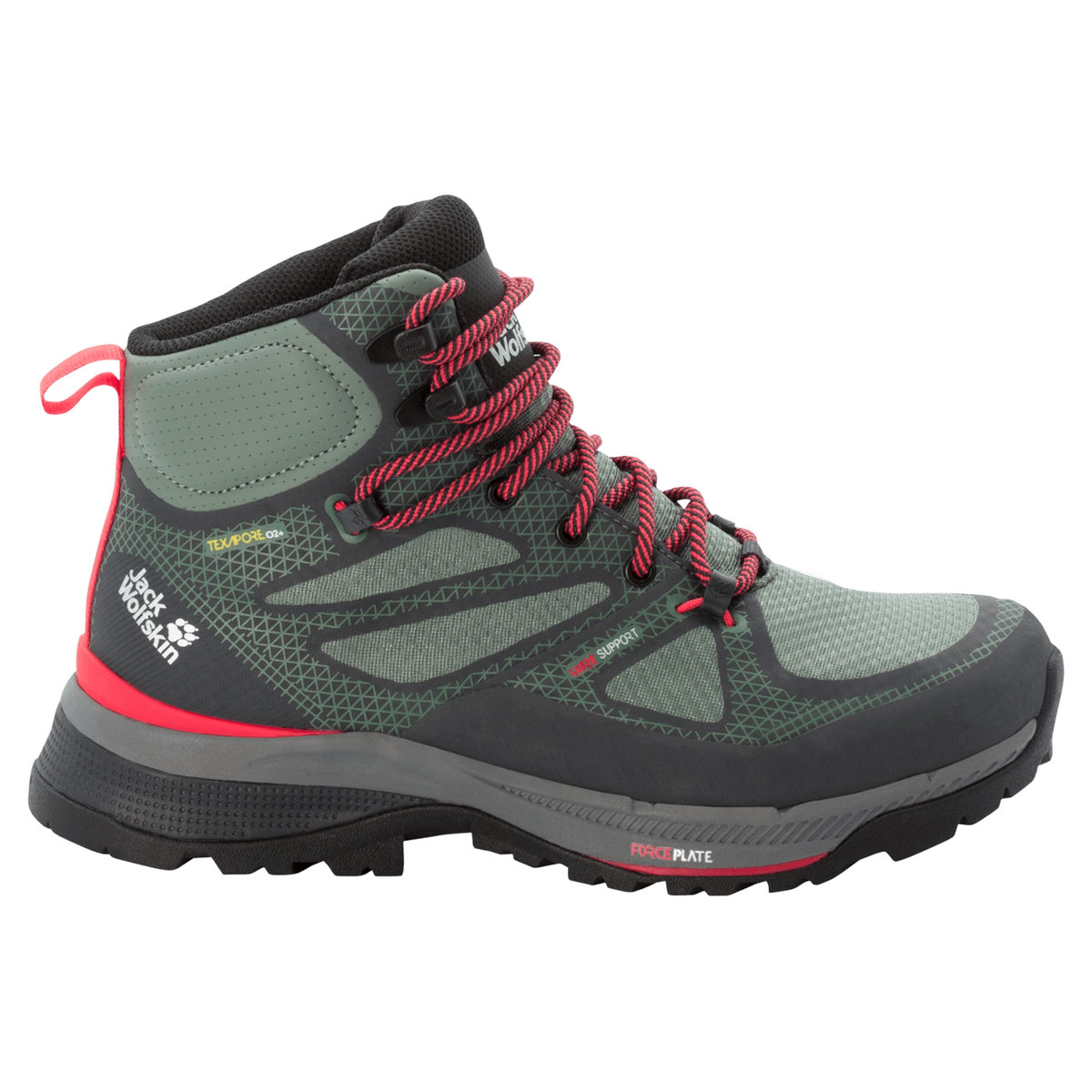 Buty W G Ry Damskie Jack Wolfskin Force Striker Texapore Mid