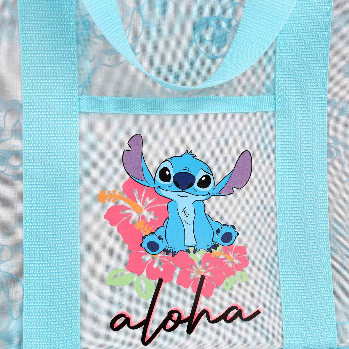 Stitch Disney Transparentna torba plażowa zakupowa duża torba na