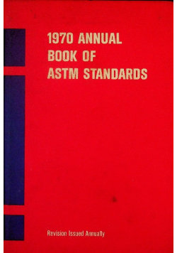 1970 Annual Book of ASTM Standards Opracowanie zbiorowe Książka w Empik