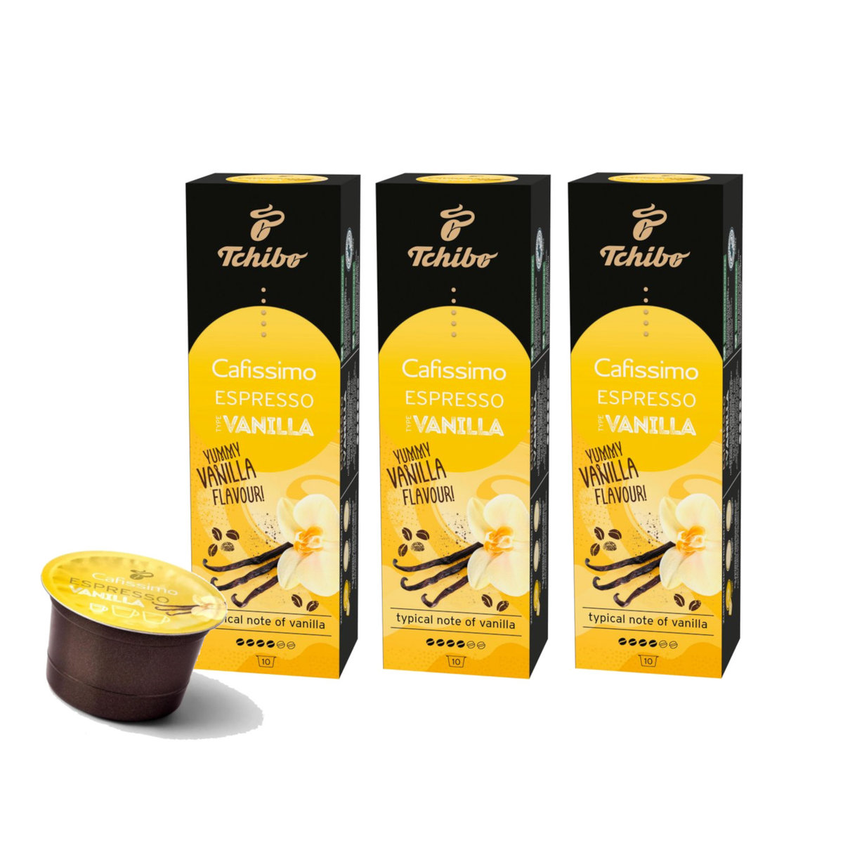 X Kapsu Ki Do Ekspresu Tchibo Cafissimo Espresso Vanilla Szt