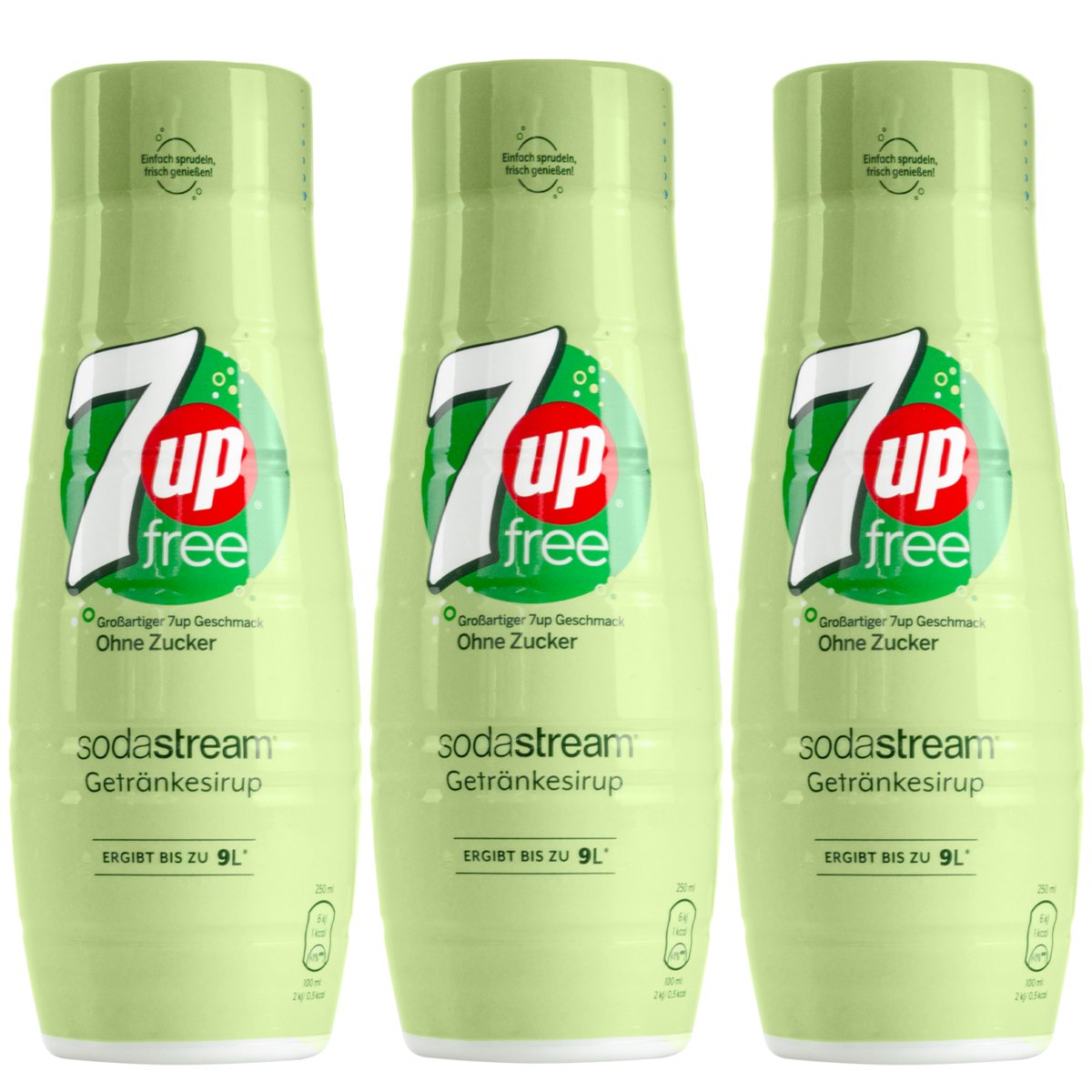 3x Syrop Do SodaStream 7UP Free Zero Cukru SodaStream AGD Sklep