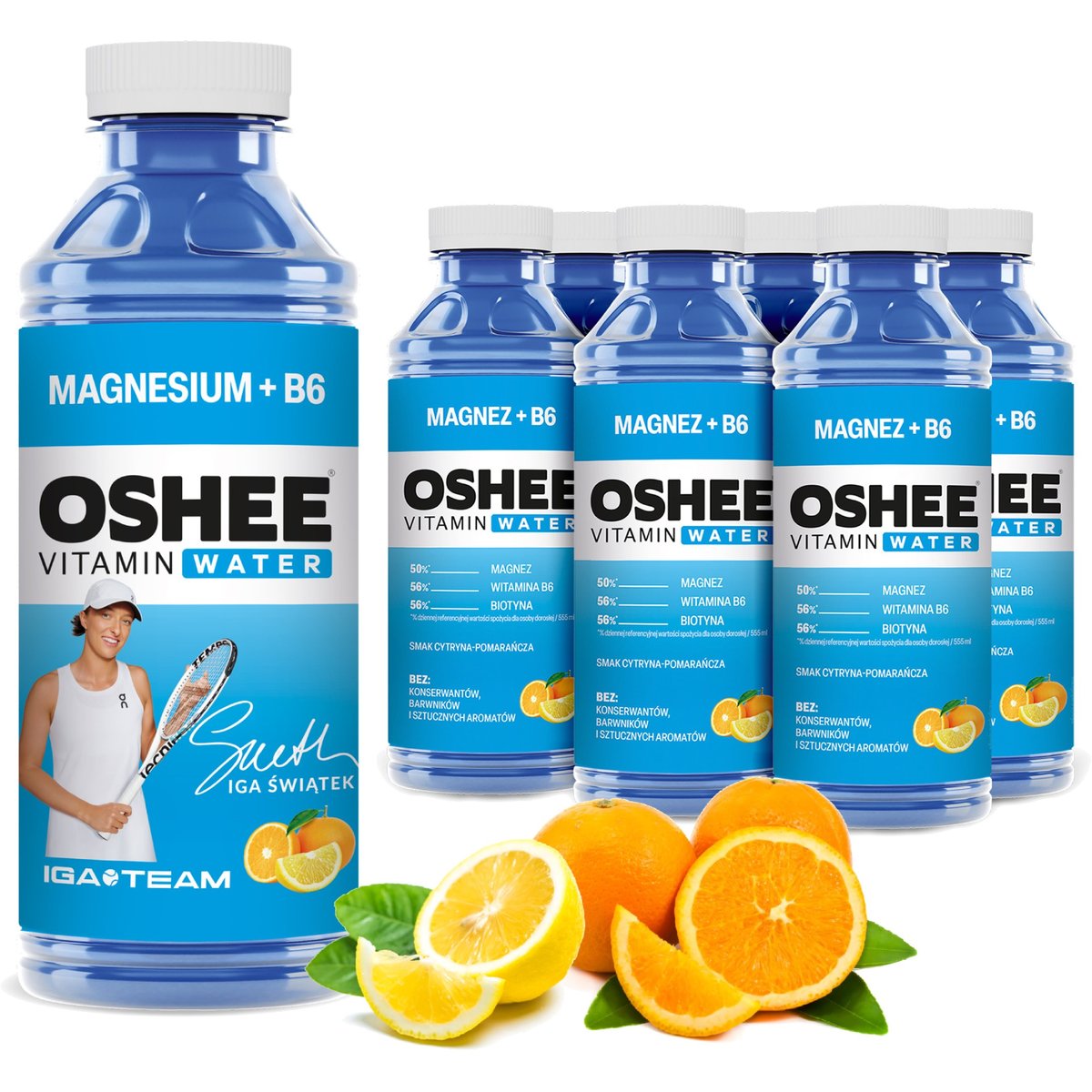 6x OSHEE Vitamin Water Magnez B6 555 Ml Oshee Sklep EMPIK