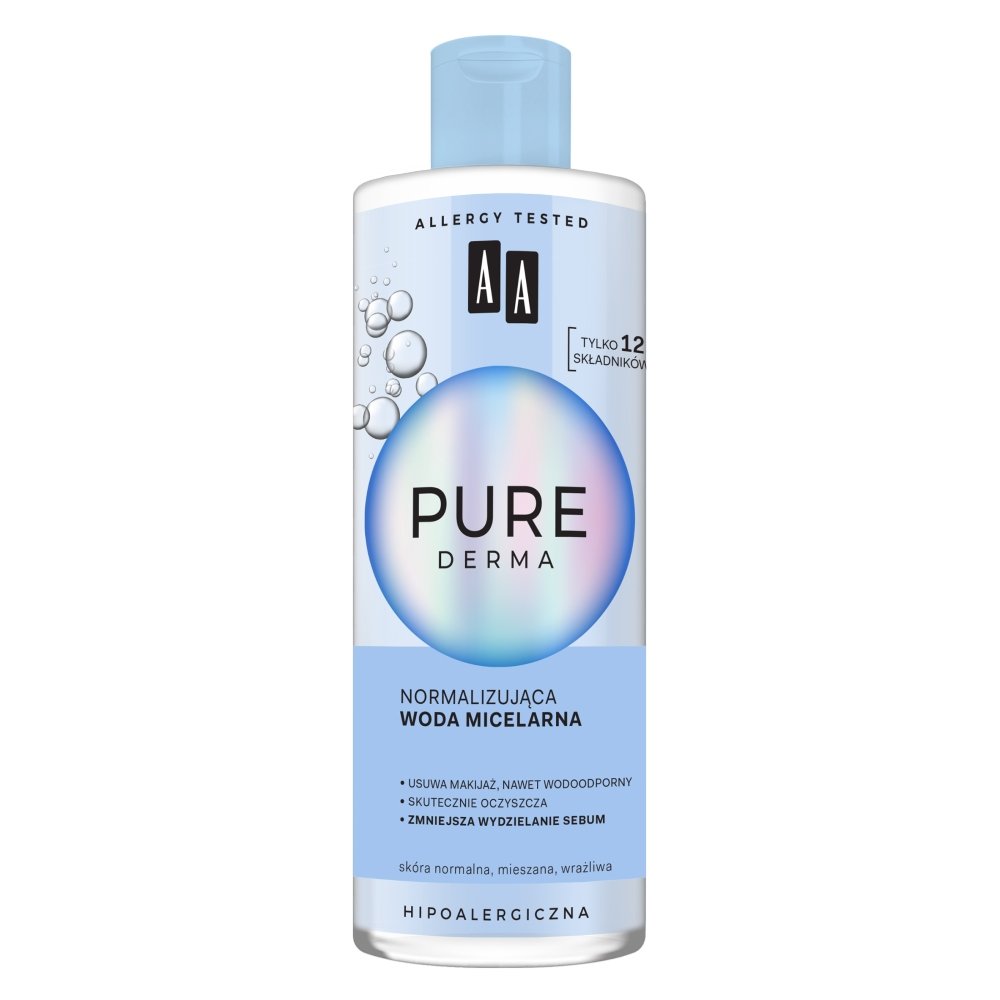 AA Pure Derma Normalizująca woda micelarna 400ml Sklep EMPIK