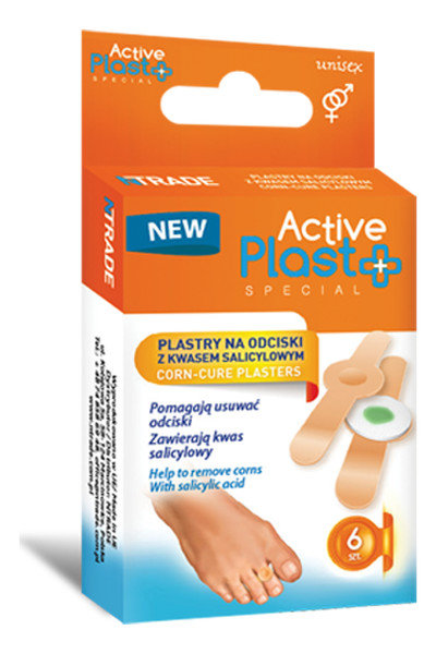 Active Plast Special Plastry Na Odciski Z Kwasem Salicylowym 1 Szt