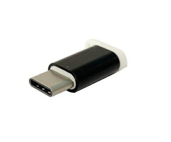 Adapter Przej Ci Wka Reverse Micro Usb Usb C Typ C Czarny Inna