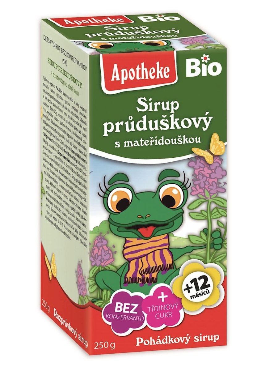 APOTHEKE Syrop Dla Dzieci Z Tymianku I Dzikiej Róży Bio 250 G Sklep