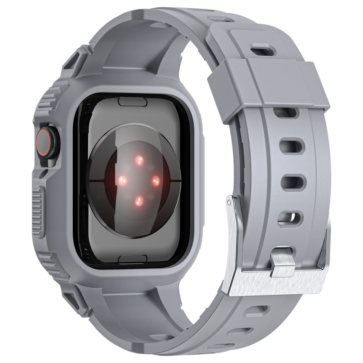 Apple Watch Ultra Mm Regulowany Pasek Z Silikonow Os On Szary