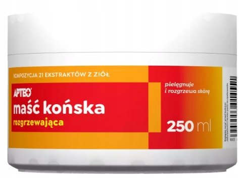 Apteo Maść Końska Rozgrzewająca Na Stawy 250 Ml Sklep EMPIK