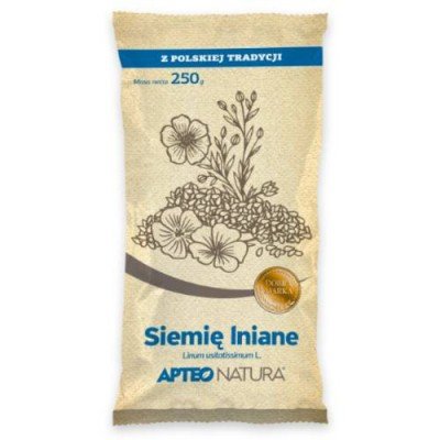 Apteo Natura Siemię lniane 250g Sklep EMPIK