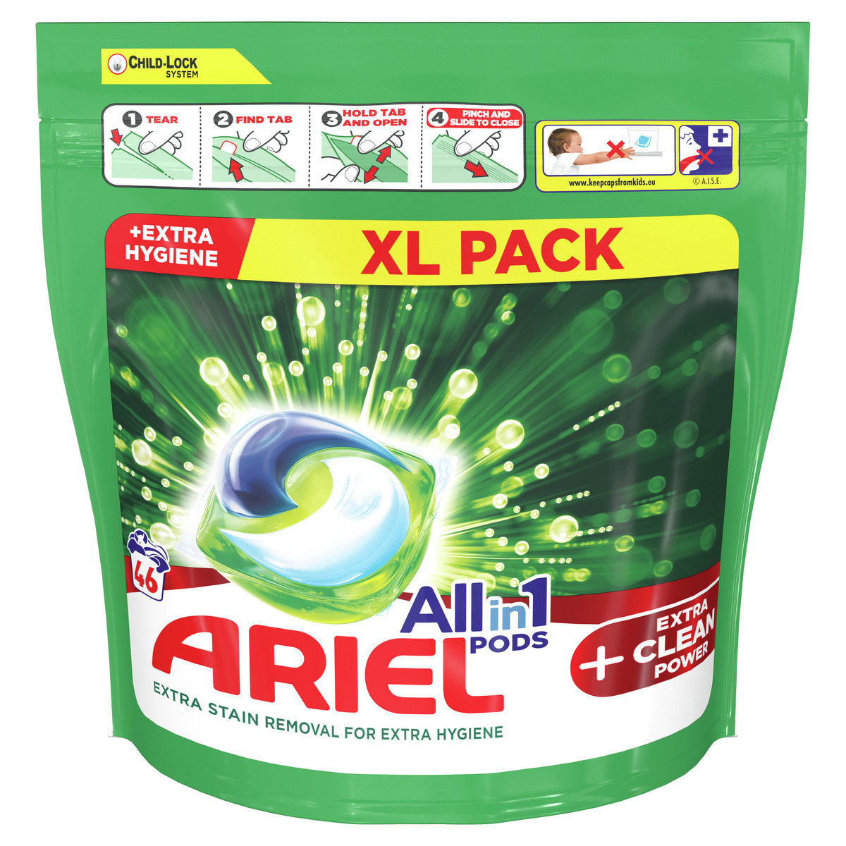 Ariel Allin Pods Extra Clean Power Kapsu Ki Do Prania Pra