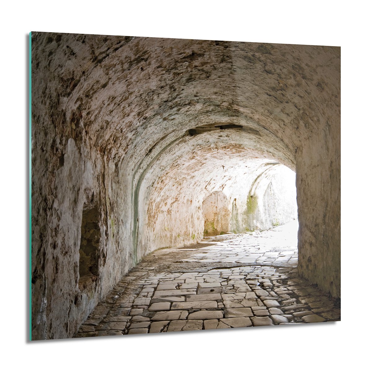 ArtprintCave Obraz Na Szkle Tunel Wyspa Forteca 60x60 Cm