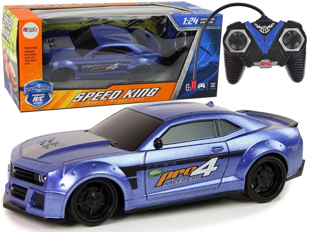 Auto Sportowe Zdalnie Sterowane 1 24 Niebieskie Lean Toys Sklep