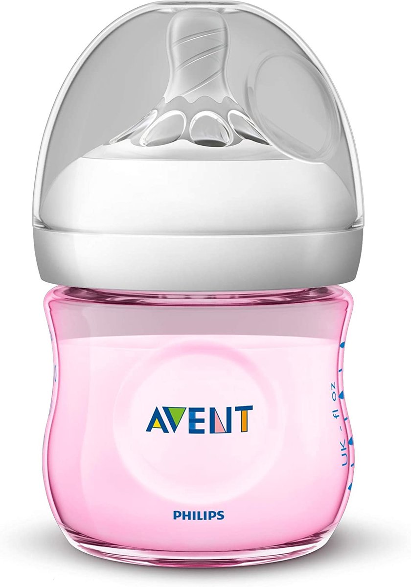 Avent Butelka Antykolkowa Natural 125Ml Róż PHILIPS AVENT Sklep