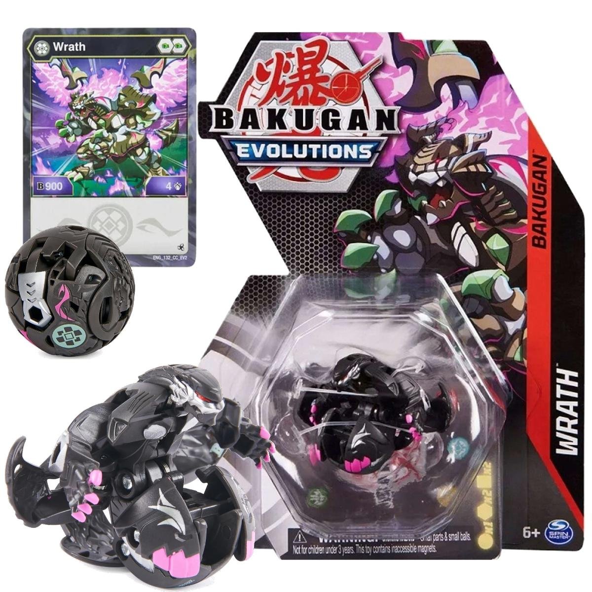 Bakugan Evolutions Figurka Bitewna Wrath I Karty Spin Master Sklep