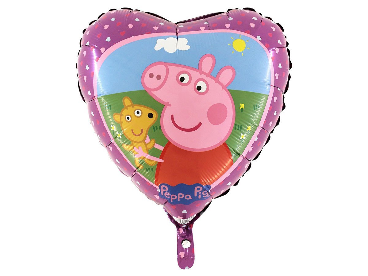 Balon Foliowy Serce Winka Peppa Cm Grabo Balloons Przyj Cia I