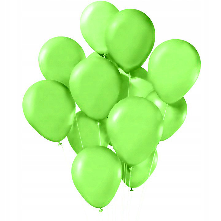 Balony Pastelowe Matowe J Zielony Seledynowy Apple Green Szt