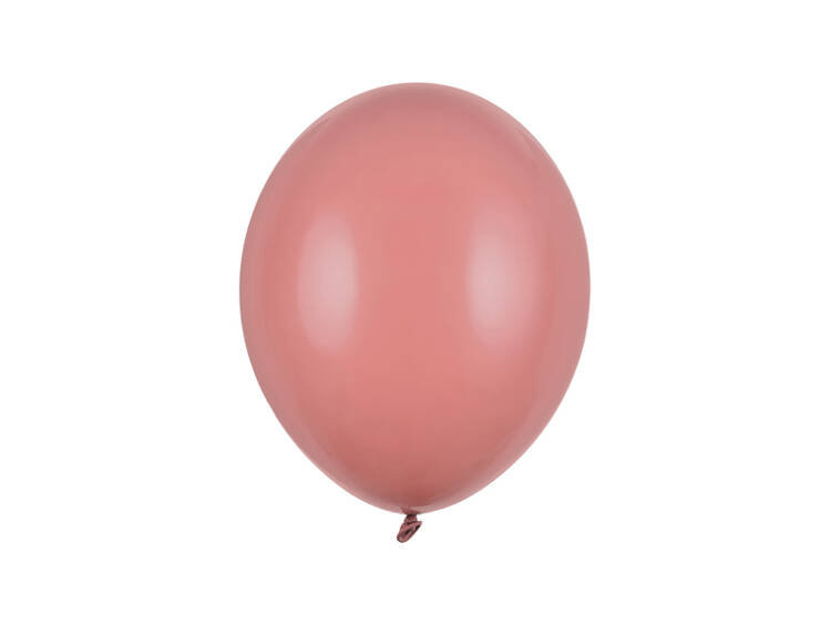 BALONY STRONG 27 CM PASTELOWY PĄSOWY RÓŻ 50 SZT PartyDeco Przyjęcia