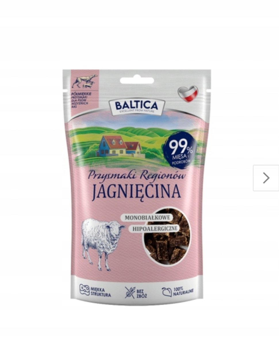 Baltica przysmaki dla psa z jagnięciny 80g Baltica Sklep EMPIK