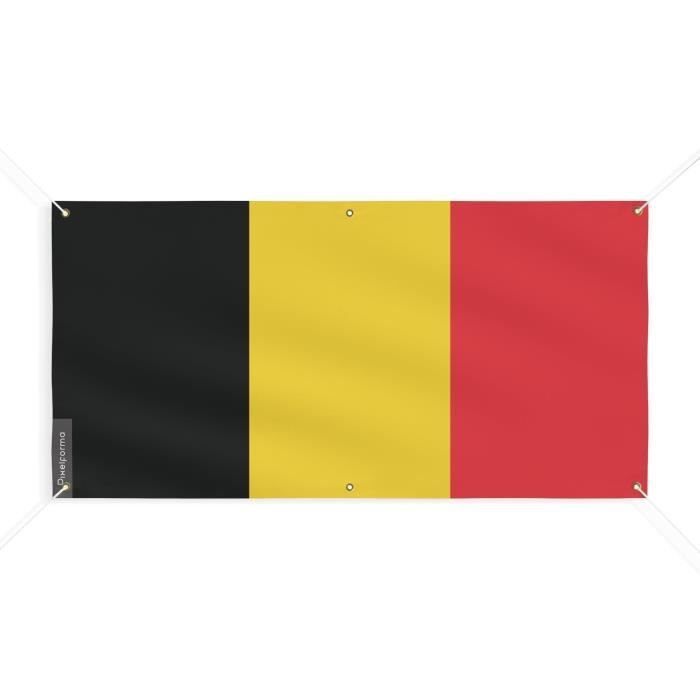 Baner Flaga Belgii 6 Oczek 160x320cm Poliester Inny Producent