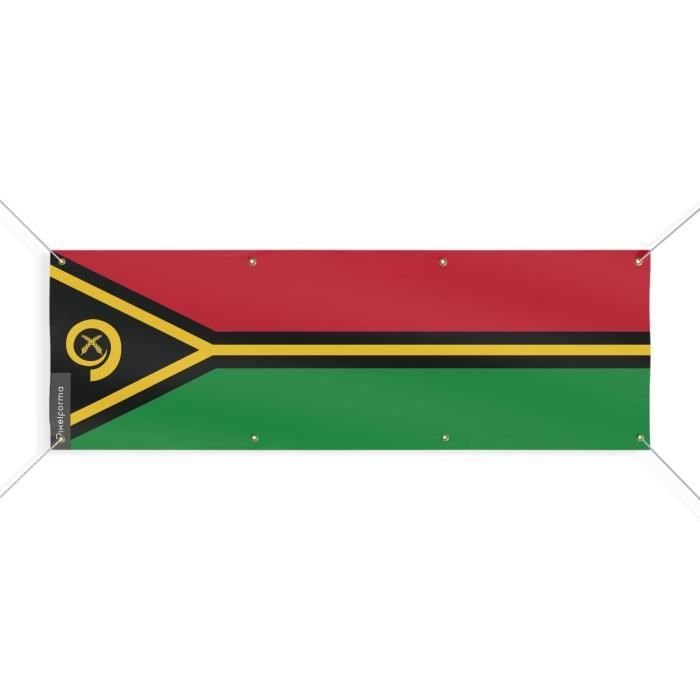 Baner z flagą Vanuatu 8 oczek 110x330 cm Inny producent majster PL