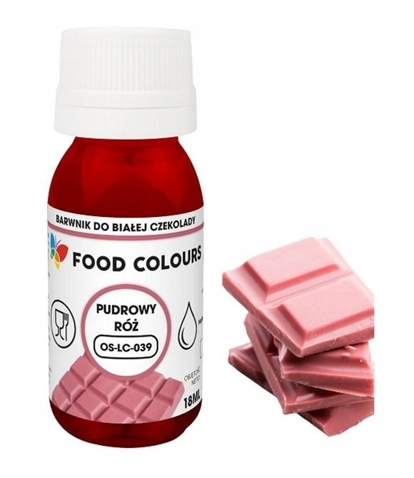 Barwnik Do Czekolady I Mas Tłustych 18Ml Pudrowy Róż Food Colours