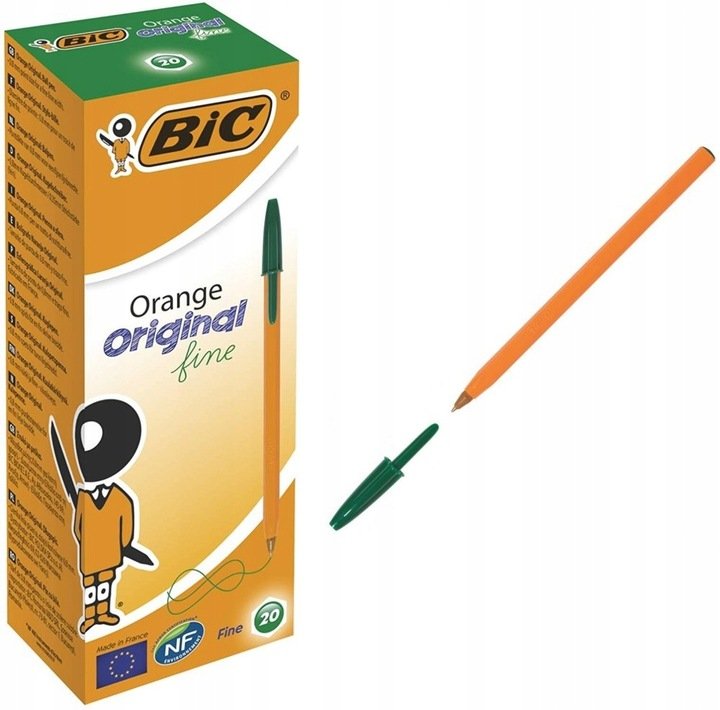 Bic Original długopis klasyczny orange ZIELONY ZESTAW x20 Inna marka