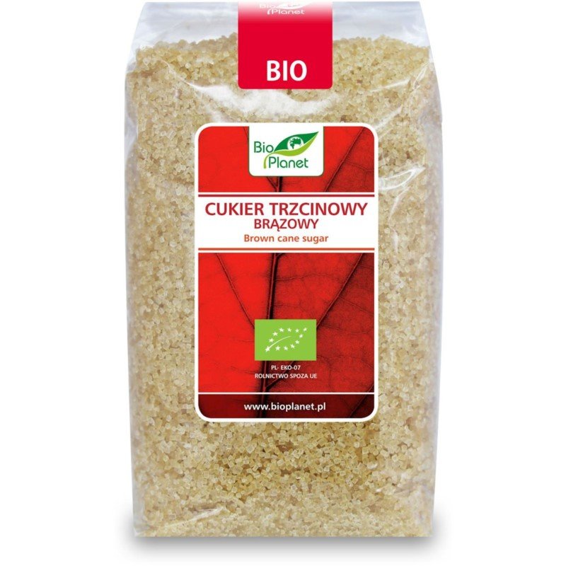 Bio Planet cukier trzcinowy brązowy bio 500 g Bio Planet Sklep