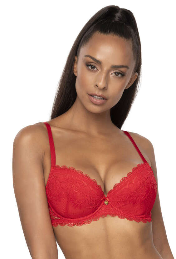 Biustonosz Push Up Czerwony Estelle M 0198 11 1 75C MAT Lingerie