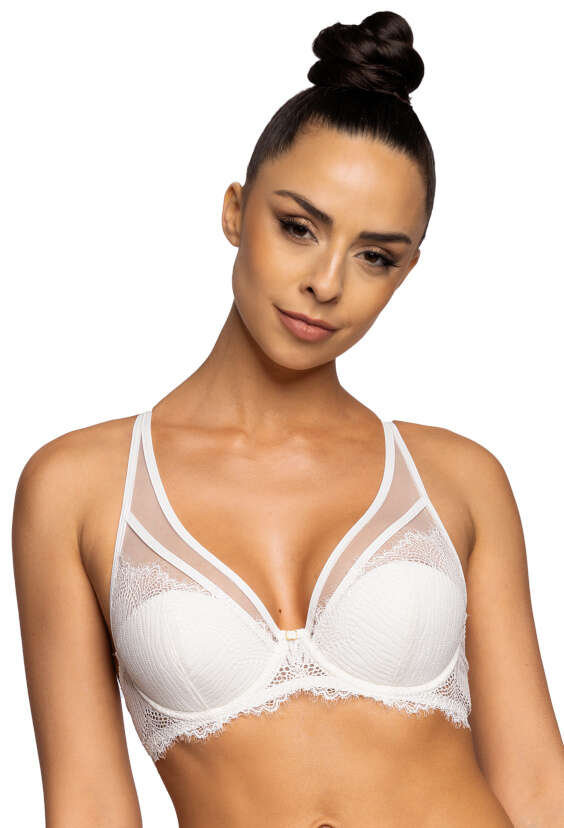 Biustonosz Push Up Mleko Liza M 3735 11 1 65D MAT Lingerie Moda