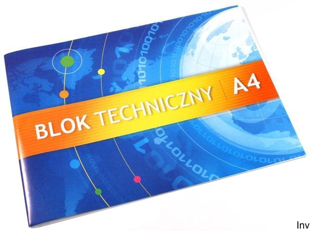 Blok Tech A4 10K 250G Kreska Kreska Sklep EMPIK