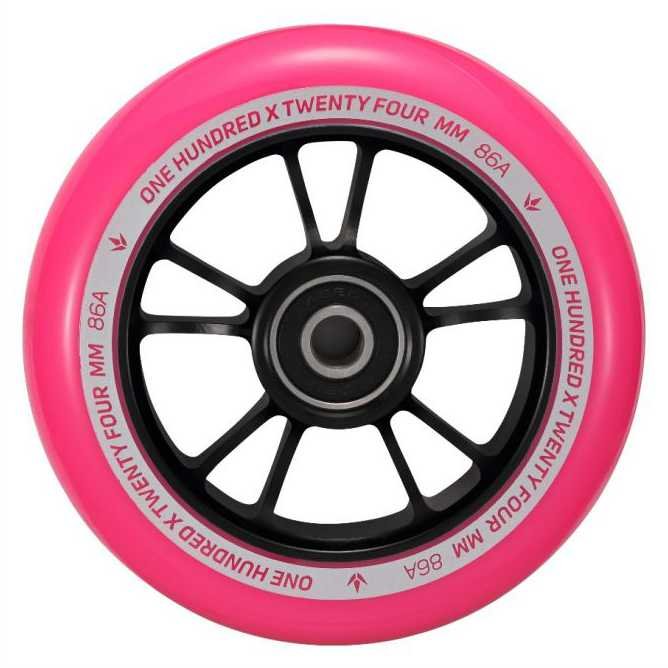 Blunt 10 Spokes 100mm kółko do hulajnogi wyczynowej Black Pink