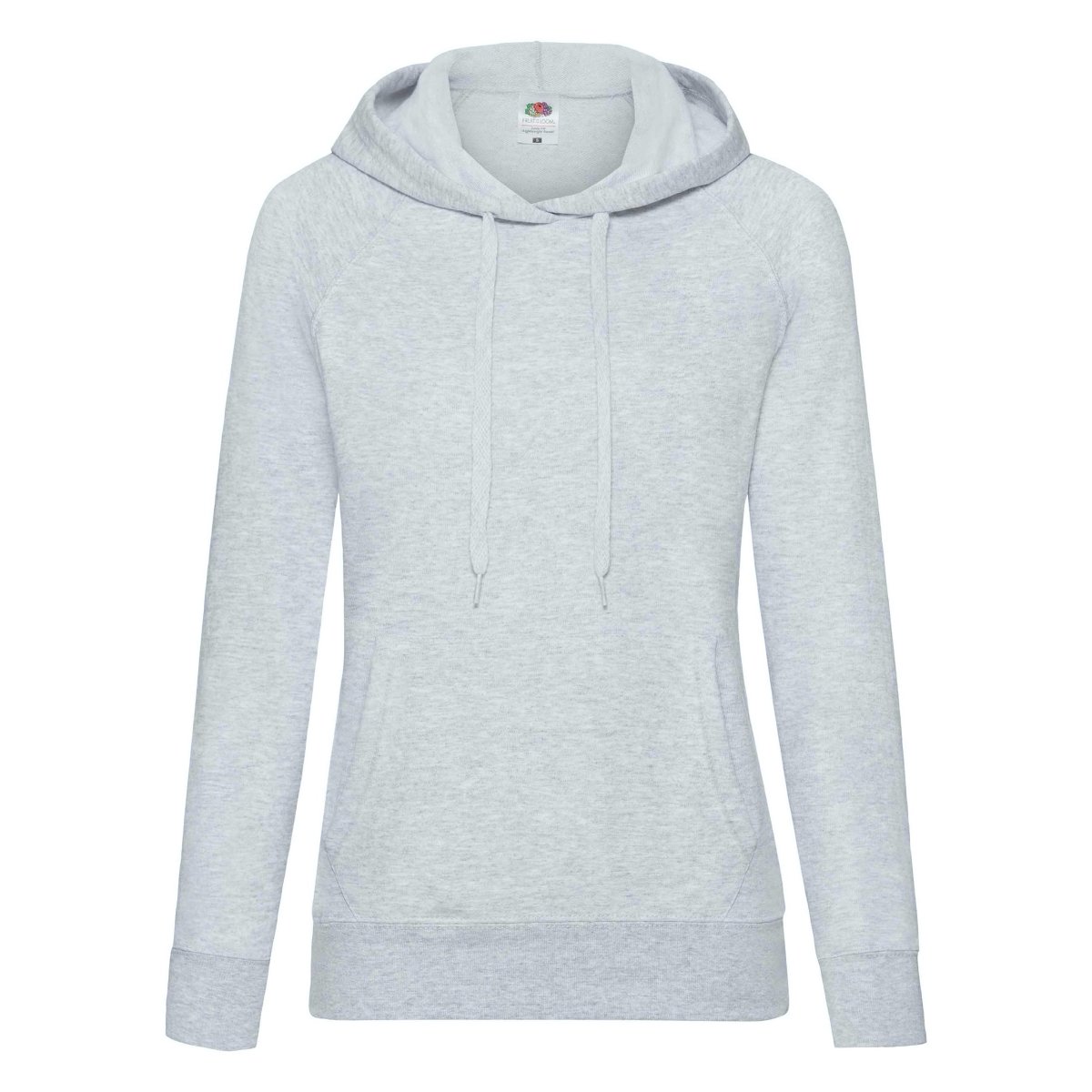 Bluza Damska Z Kapturem Lightweight Fruit Of The Loom Heather Grey