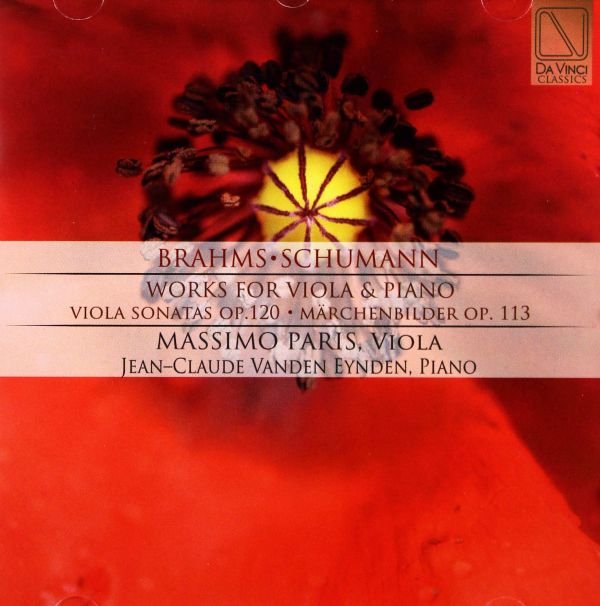 Brahms Shumann Works For Viola Piano Paris Massimo Muzyka Sklep