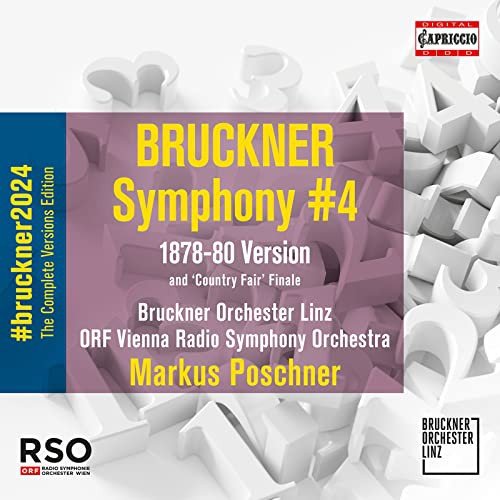 Bruckner 2024 The Complete Versions Edition Symphonie Nr 4 Es Dur