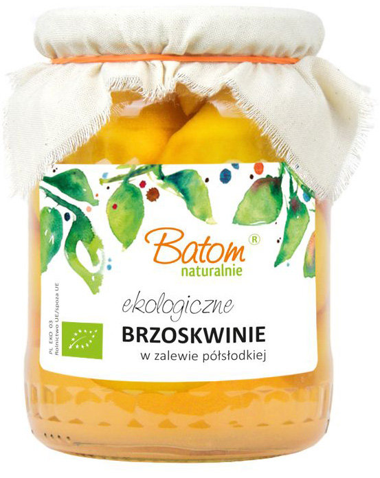 BRZOSKWINIA W ZALEWIE BIO 670 G BATOM Batom Sklep EMPIK