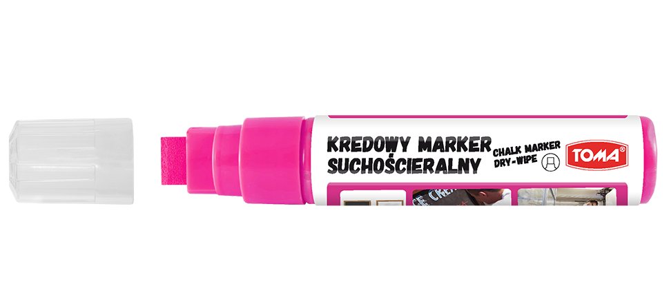 Bs Marker Kredowy Suchościeralny 8X15Mm Różowy To294 Toma Toma