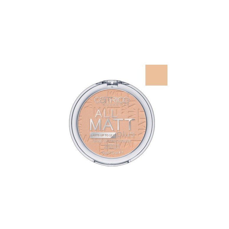 Catrice Cosmetics All Matt Plus Puder Matuj Cy Nude Beige G