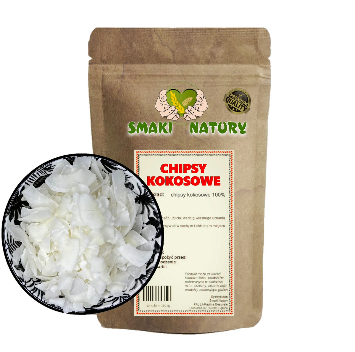 CHIPSY KOKOSOWE PREMIUM 50g Zdrowe SmakiNatury Sklep EMPIK