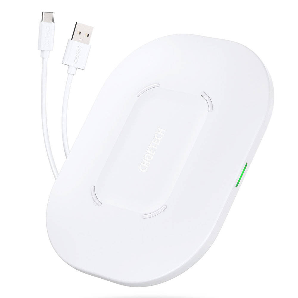 Choetech ładowarka bezprzewodowa Qi 15W kabel USB USB Typ C 1m