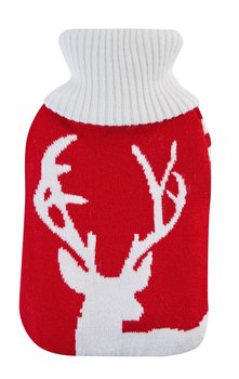 Christmas Time, Termofor, renifer, biało-czerwony - Empik
