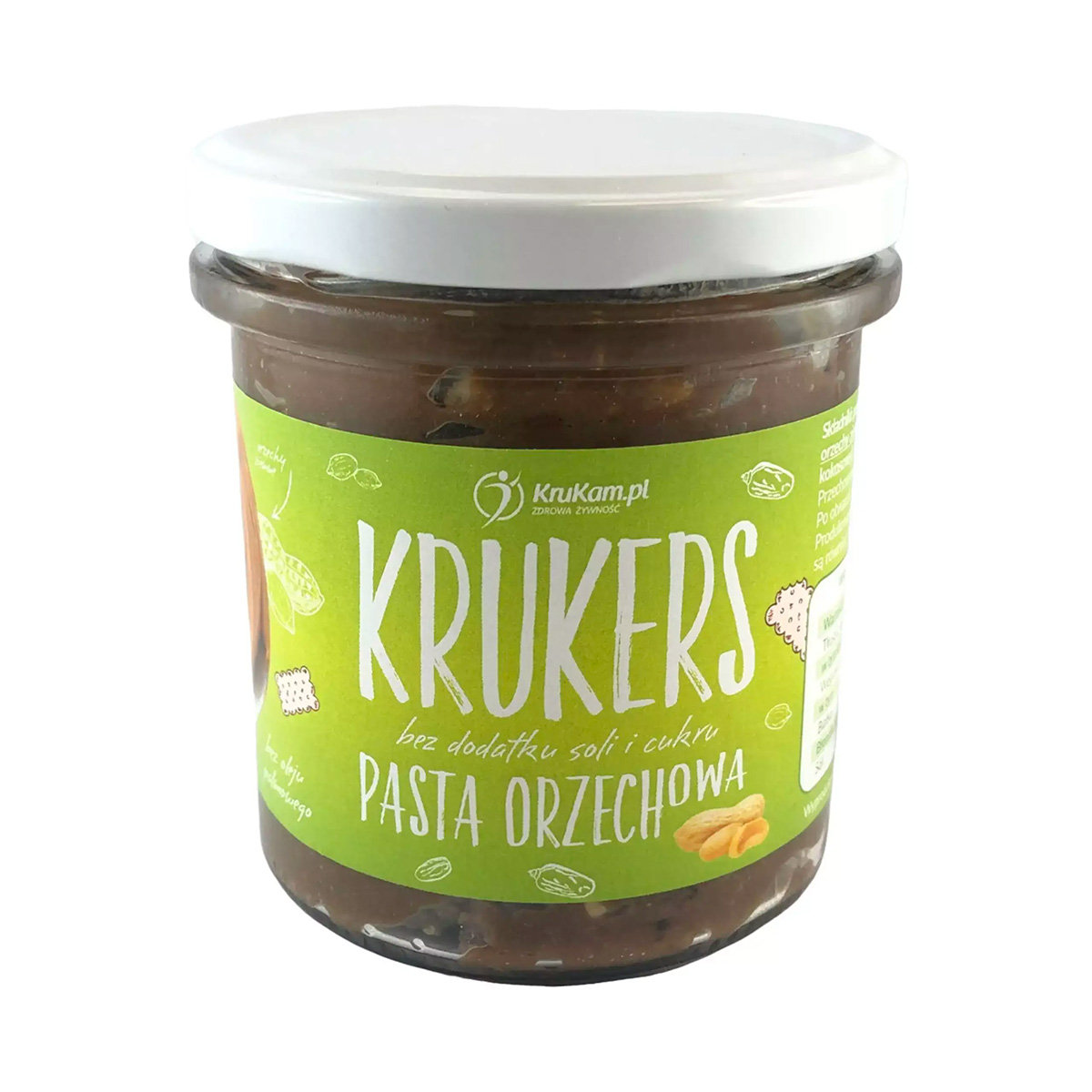 Chrupiąca pasta orzechowa Krukers 300 g Krukam KRUKAM Sklep EMPIK