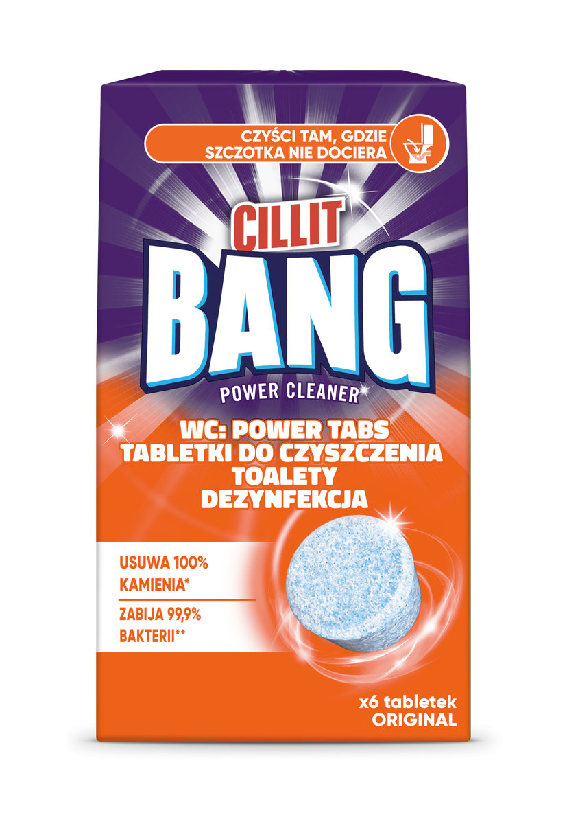 Cillit Bang WC Tabletki Do Czyszczenia Toalety Dezynfekujące Cillit